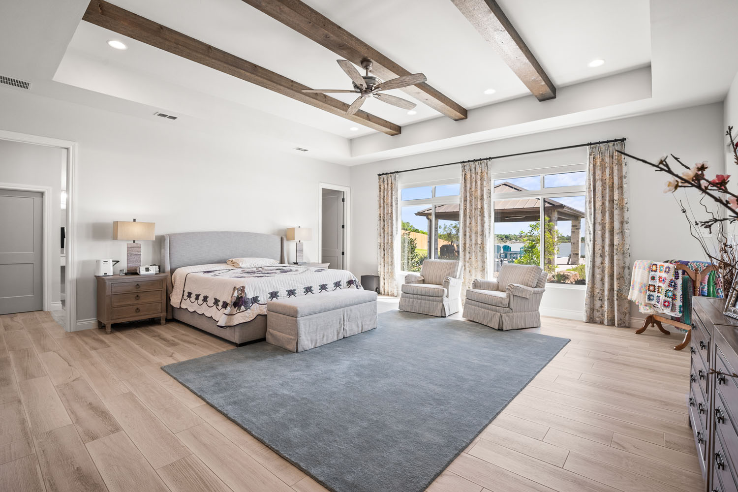 Custom Lake House Bedroom