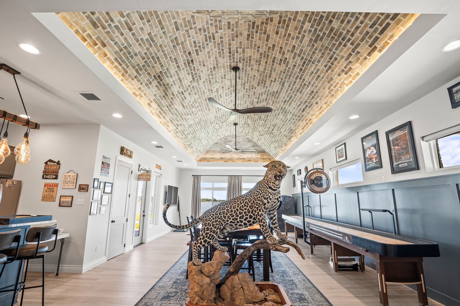 Custom Lake House gameroom